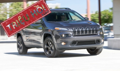 Triệu hồi 37.500 chiếc Jeep Cherokee vì lỗi hộp số